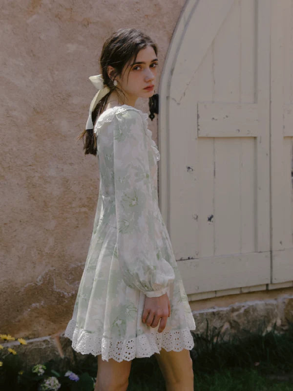 Silent Song of White Chamomile Dress