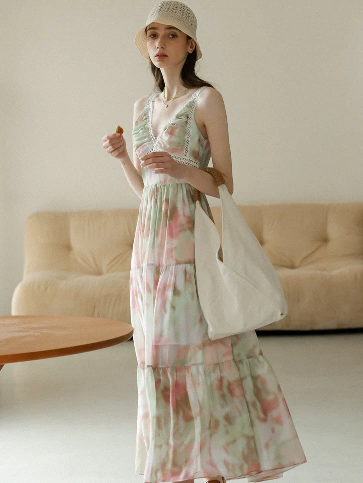 Amelia's Elegant Vacation Dress