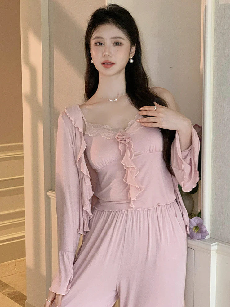 Whimsical Blossom Loungewear Set