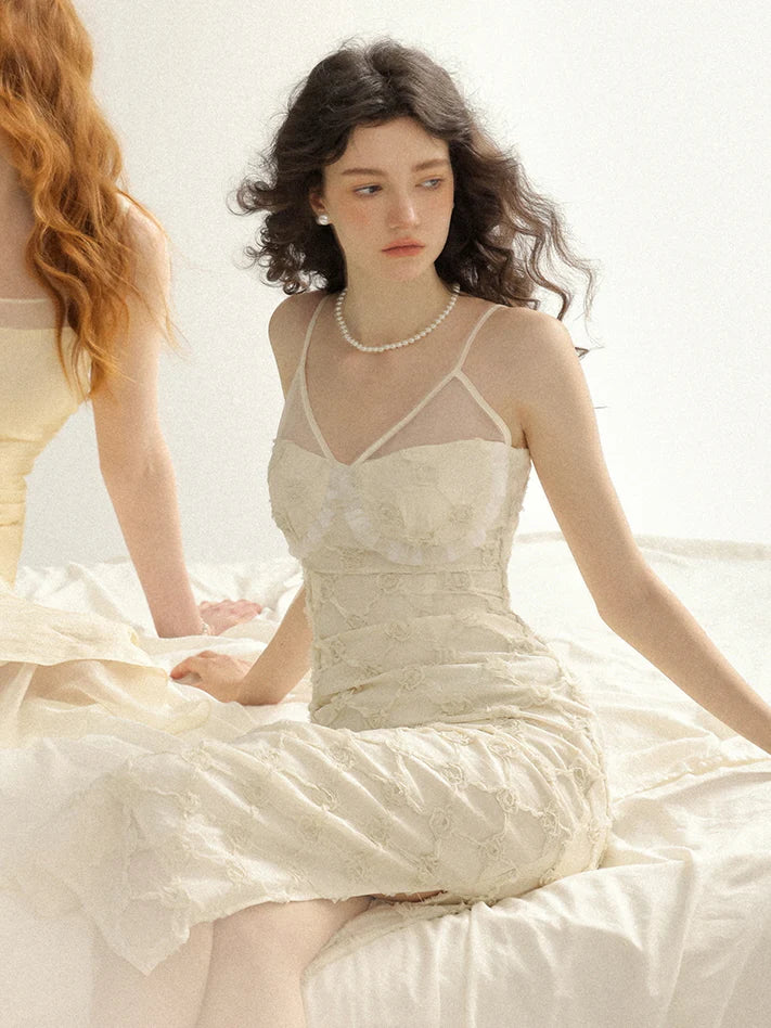 Ethereal Floral Lace Fairy Dress