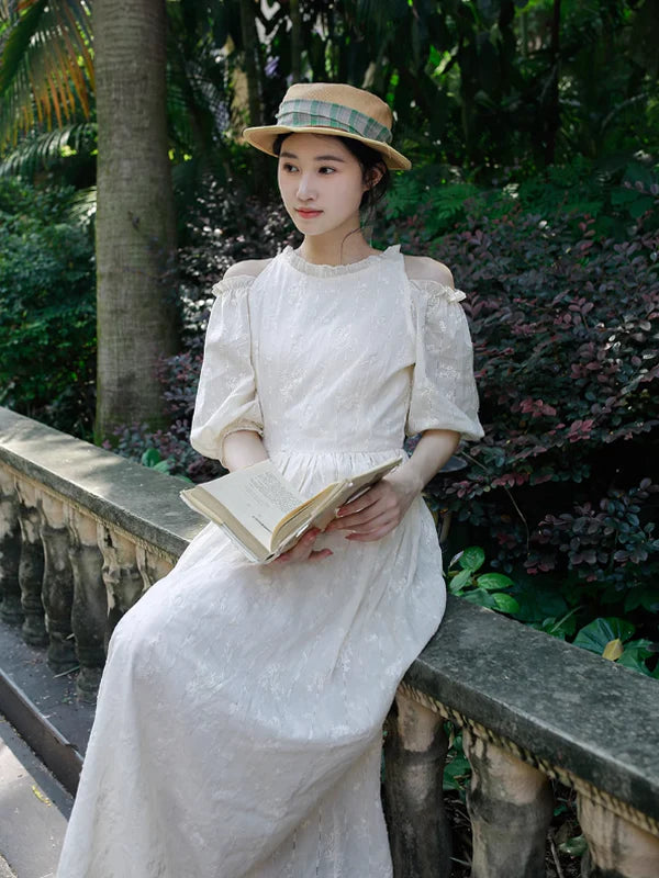 Whispering Garden Embroidered Dress