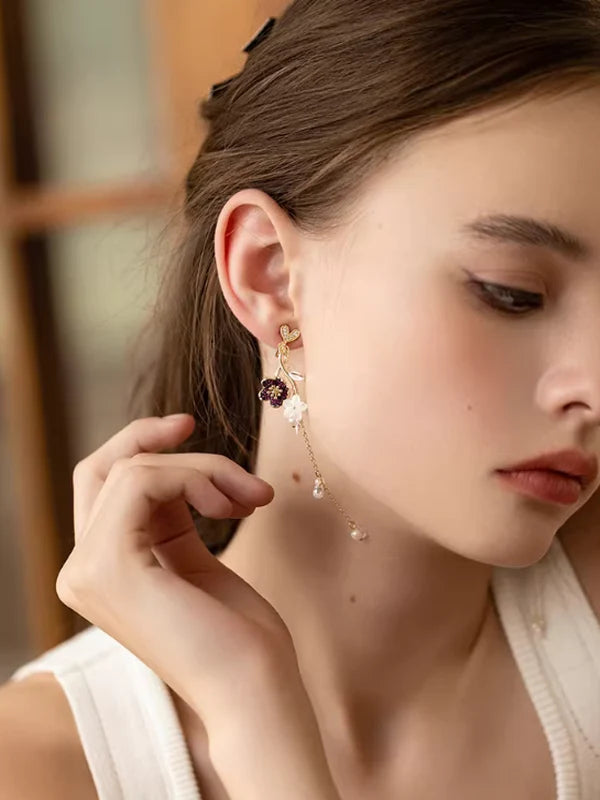 Flower Surgical Earrings