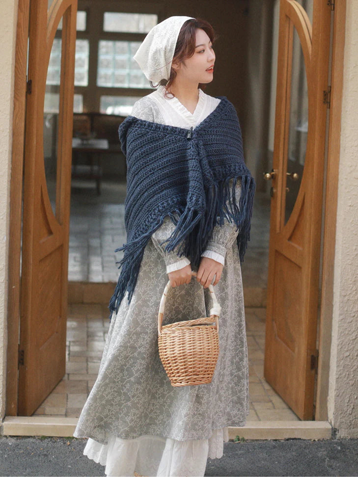 Retro Charm Cotton Lace Dress