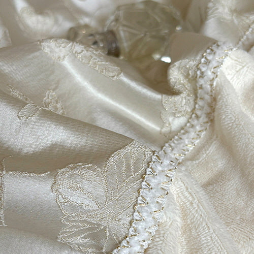 Butterfly Embroidered Velvet Bedding Set