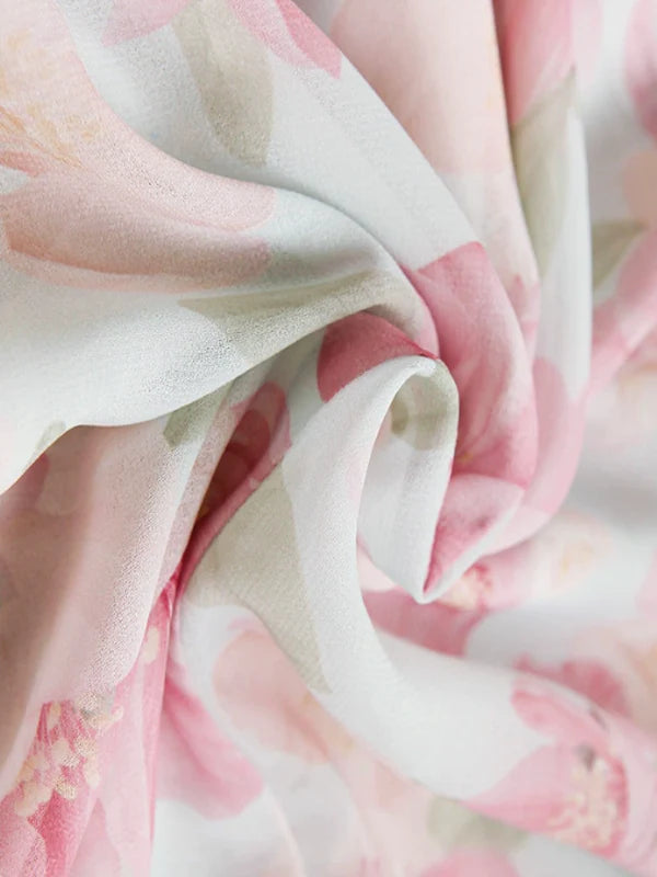Whispering Petals of the Elegant Spring Dress