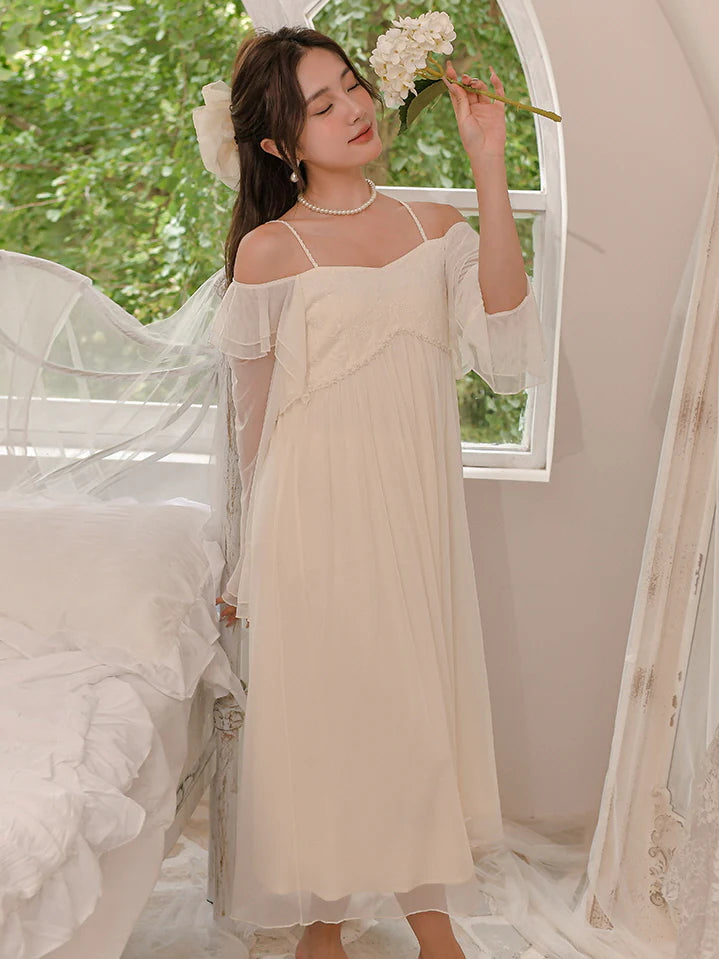 Ethereal Elegance Romantic Nightgown