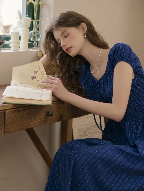 Blue Reverie Cotton Dress