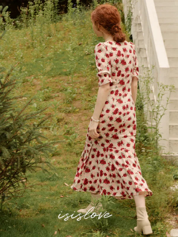 Enchanting Blossom of the Rose Empress Dress