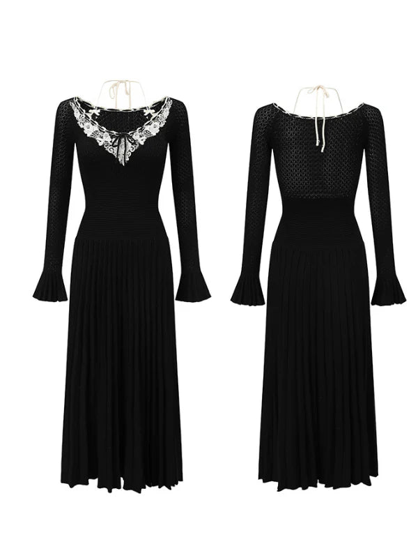 Lace Melody Knitted Dress