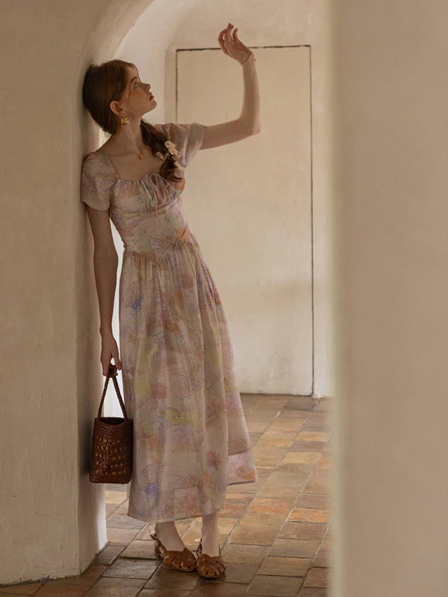 Whispering Meadows Floral Dress