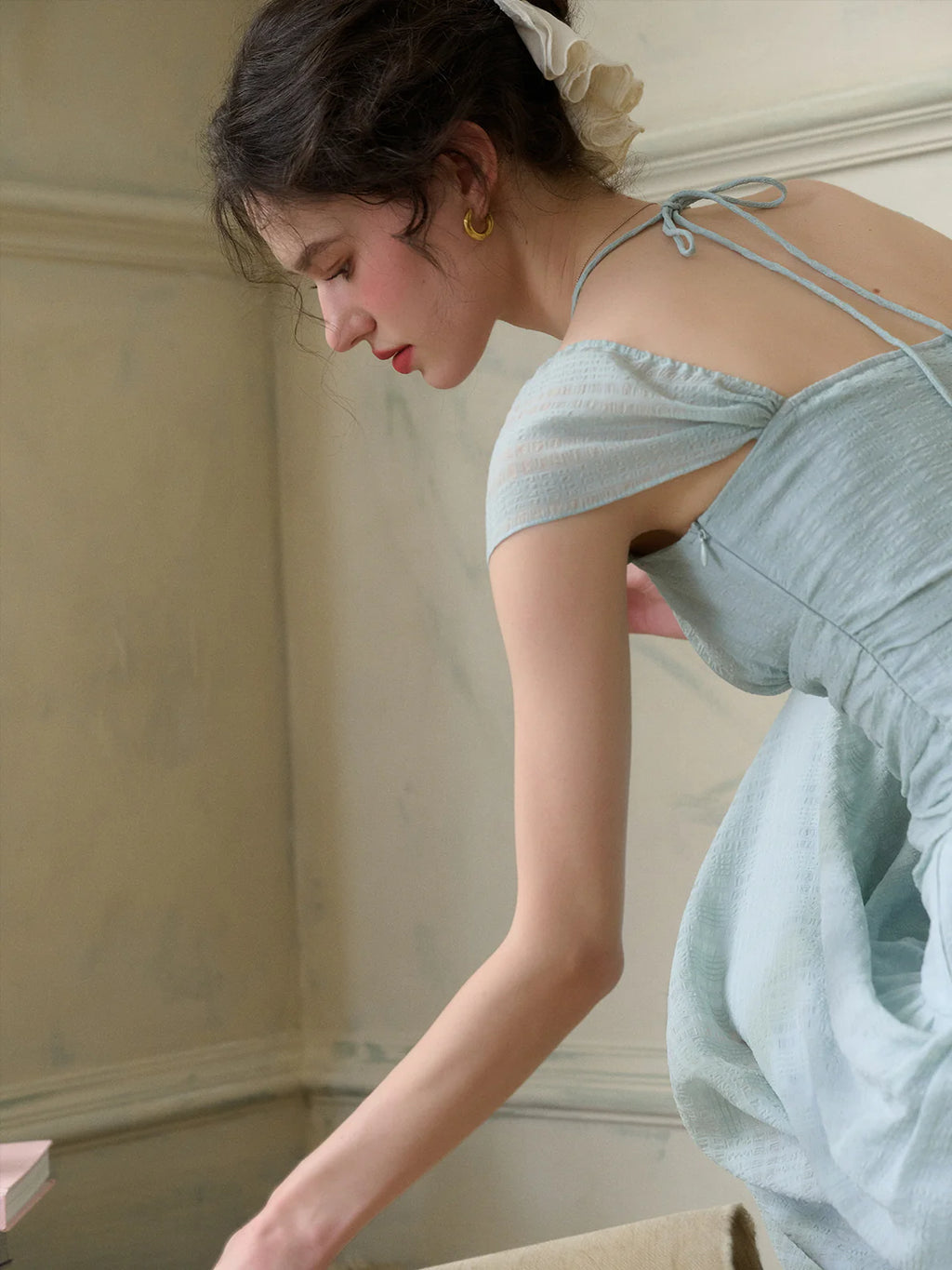 Chloe's Mint Blossom Summer Dress