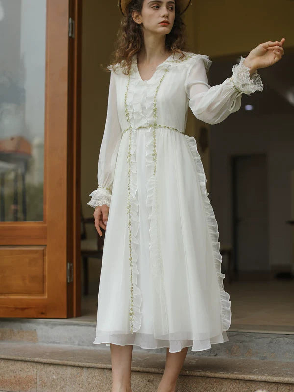 Fairy's Gold Embroidery Dress