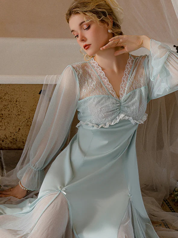 Elara's Princess Fairy Lace Nightgown