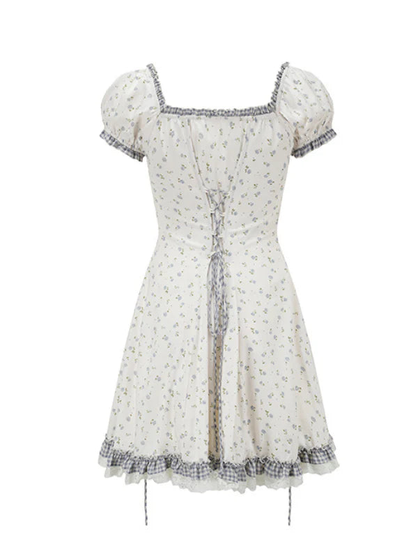 Ethereal Lace Coquette Dress