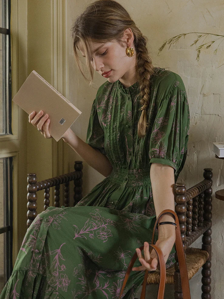 Evelyn's Forest Whispers Summer Dress