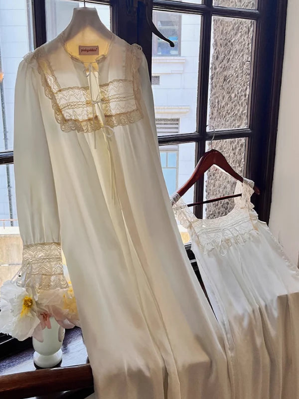 Enchanted Ivory Lace Nightdream Set