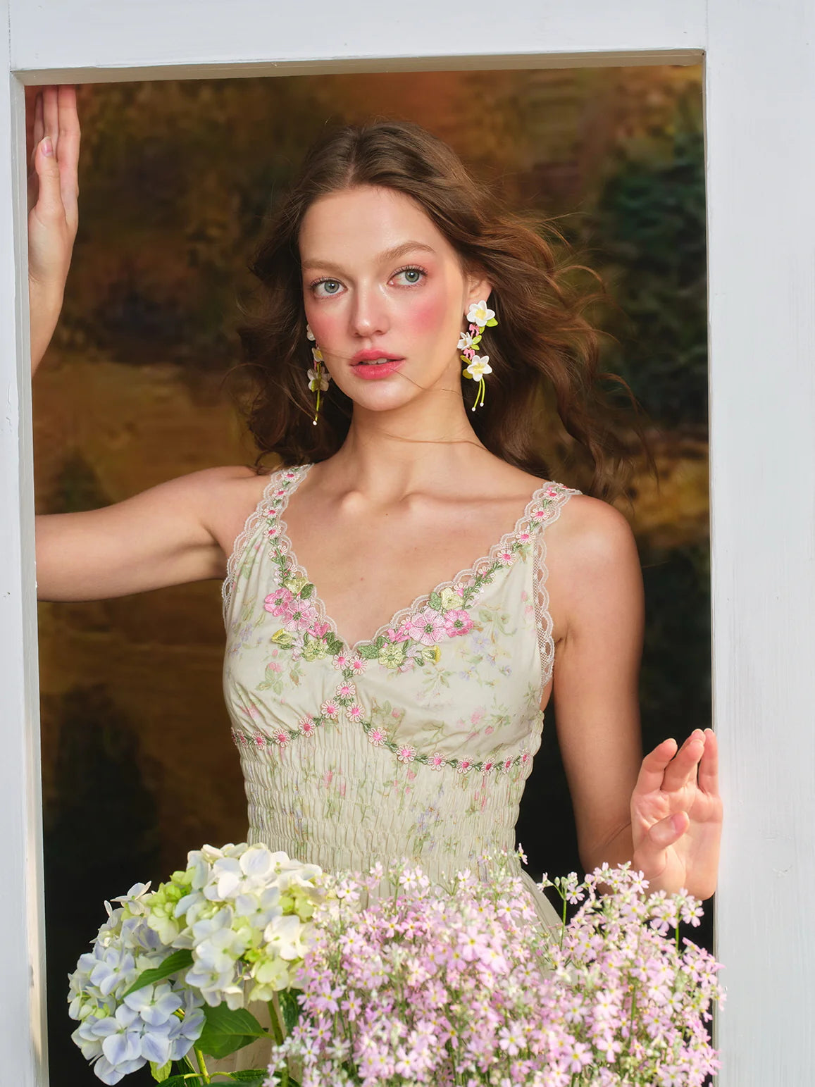 Blooming Lace Garden Dress