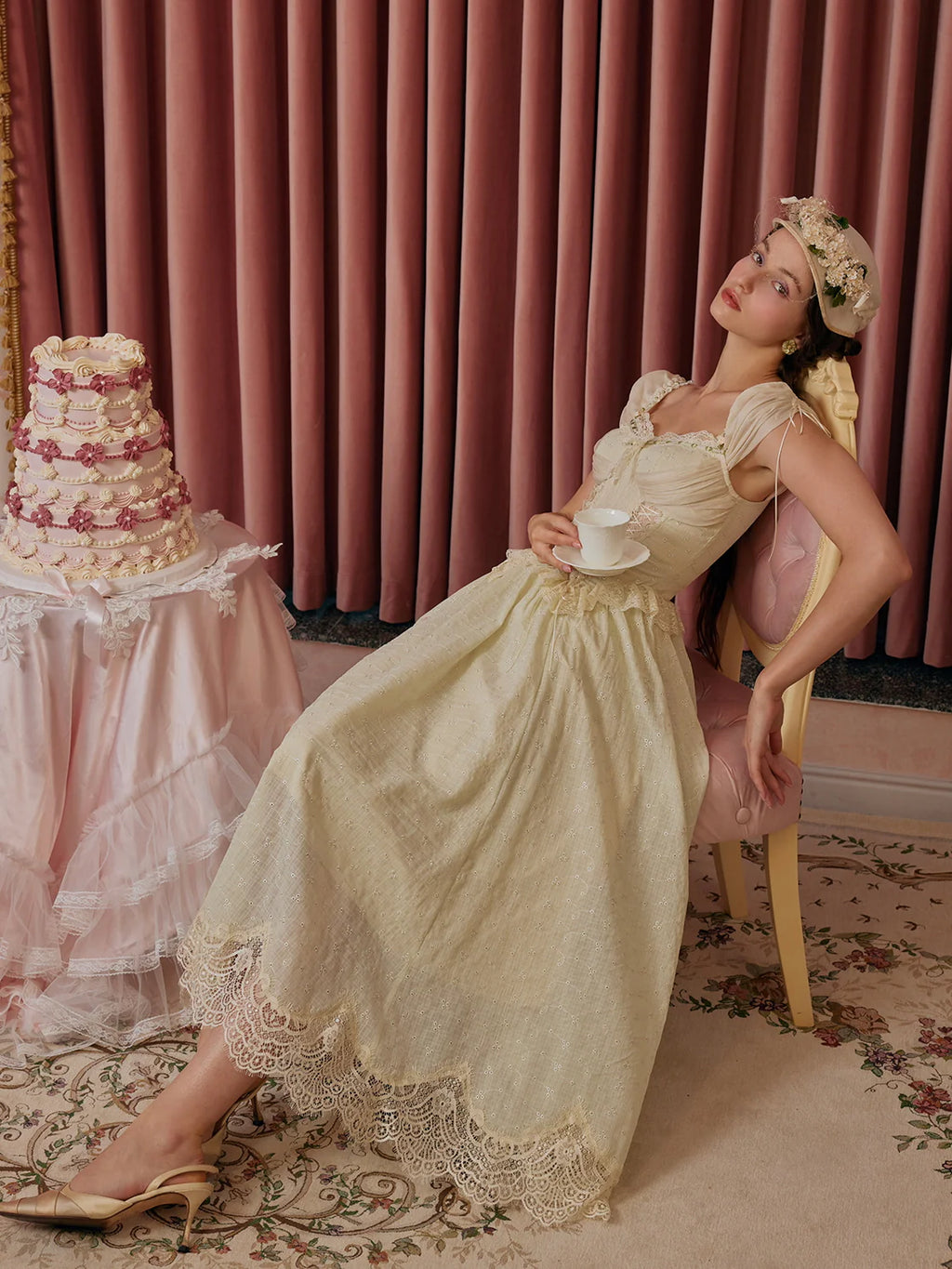 Emma's Graceful Garden Dress