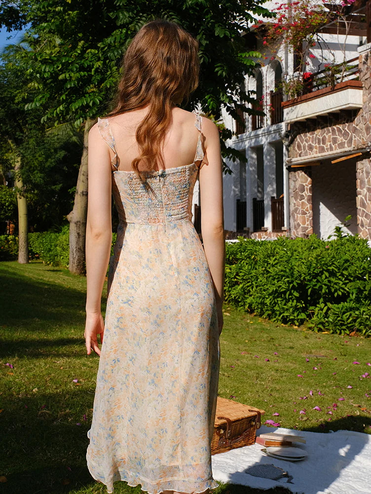 Sunshine Fairy Yellow Floral Dress