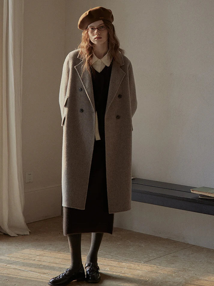 Timeless Wool Double-Breasted Coat