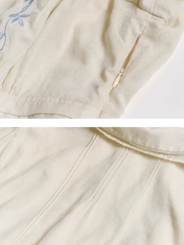 French Blossom Ivory Dress