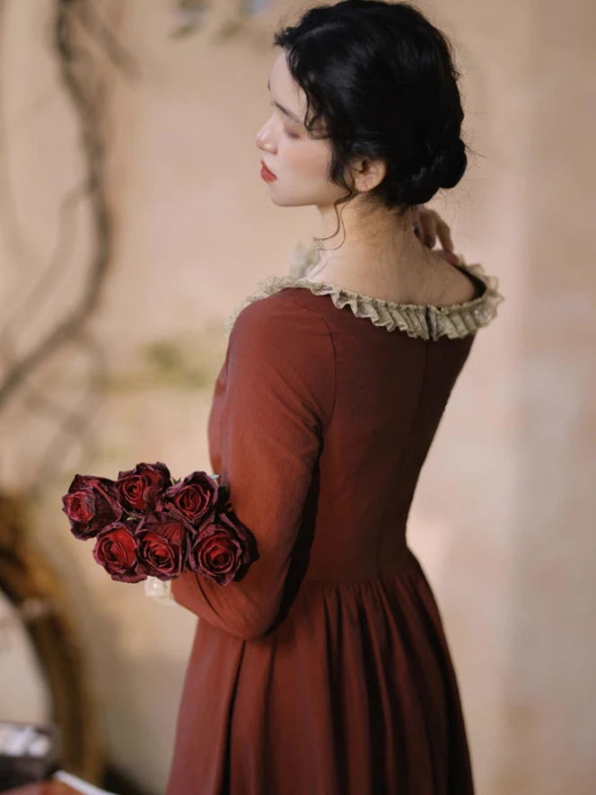 Vintage Rose Garden Nylon Dress