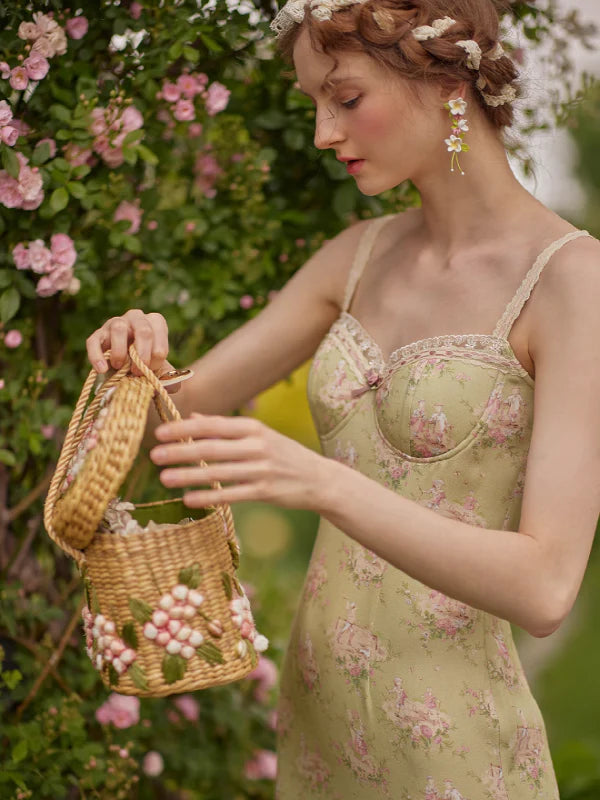 Floral Fantasy Sleeveless Dress