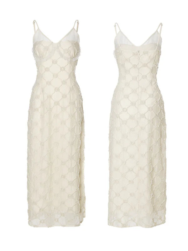 Ethereal Floral Lace Fairy Dress