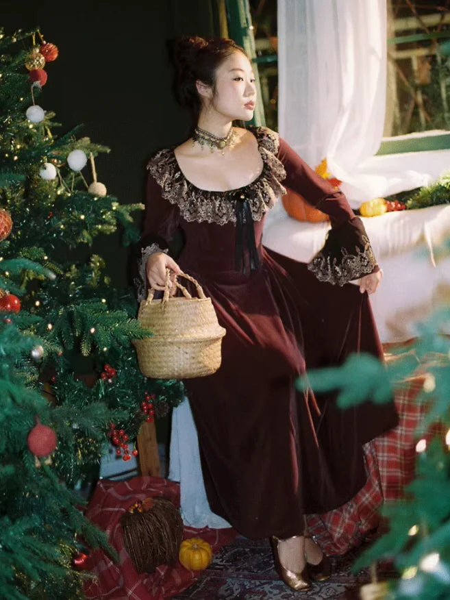 Royal Velvet Enchantment Dress