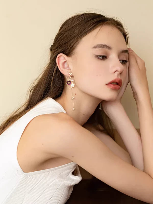 Flower Surgical Earrings