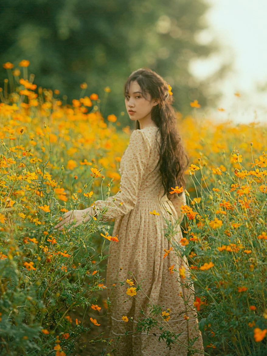 Lillian's Yellow Frill Dress