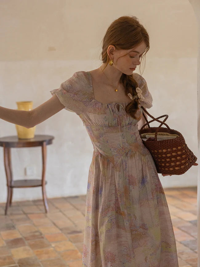 Whispering Meadows Floral Dress