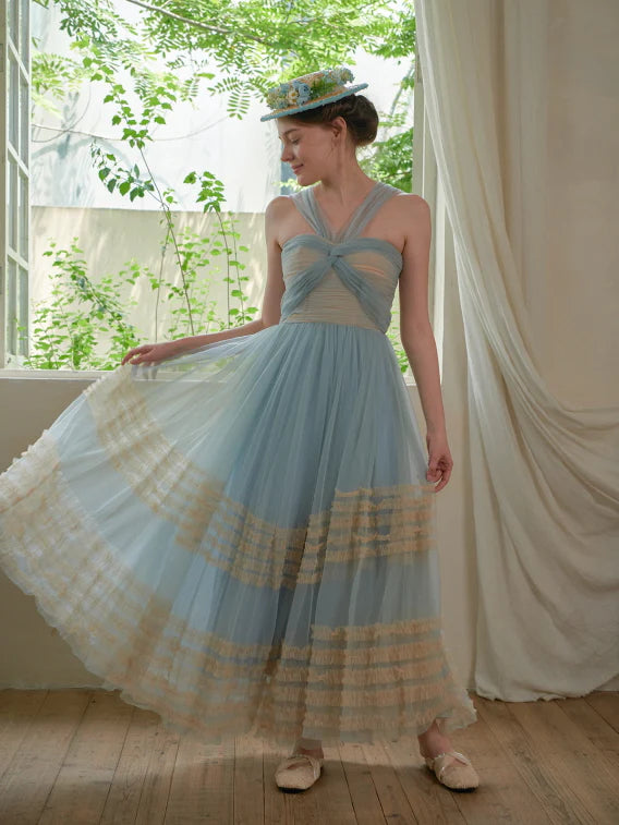 Bluebell Ruffle Garden Dress