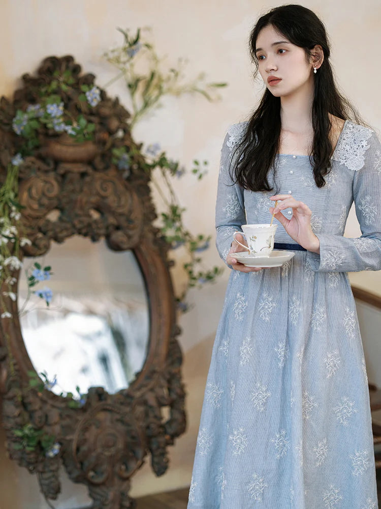 Blue Belle Vintage Lace Dress