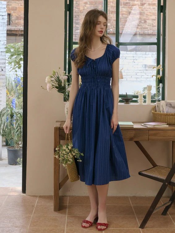 Blue Reverie Cotton Dress