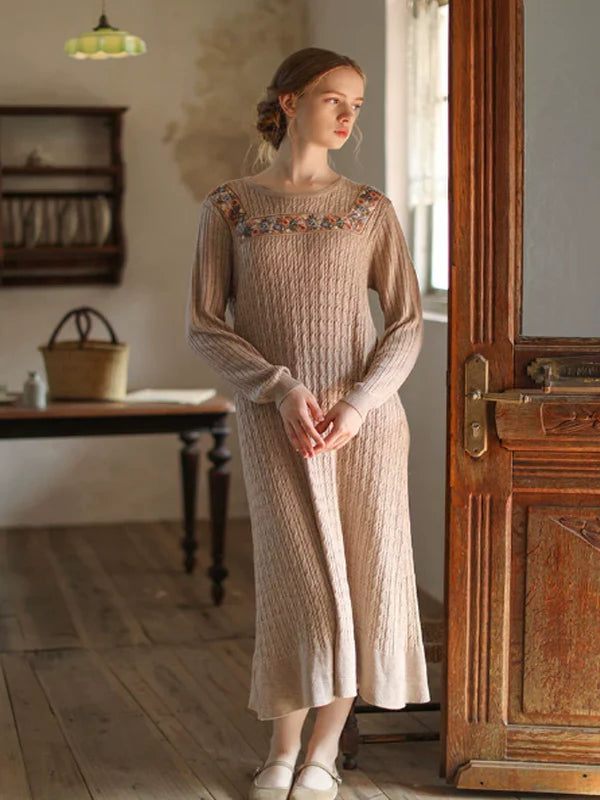 Enchanted Winter Blossom Dress