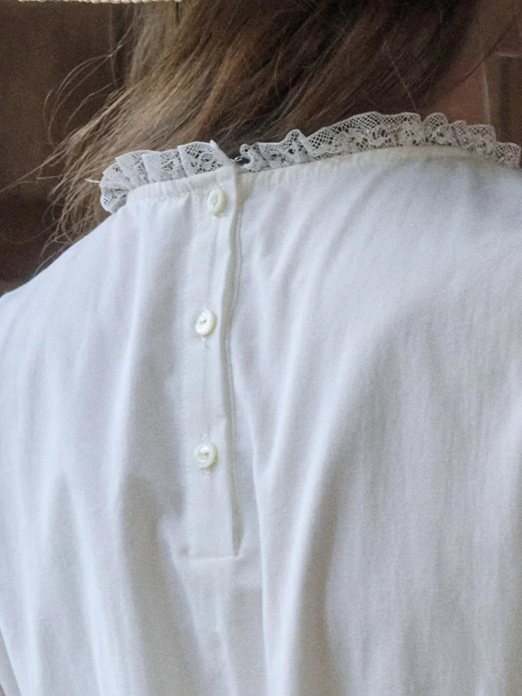 Victorian Garden Lace White Dress