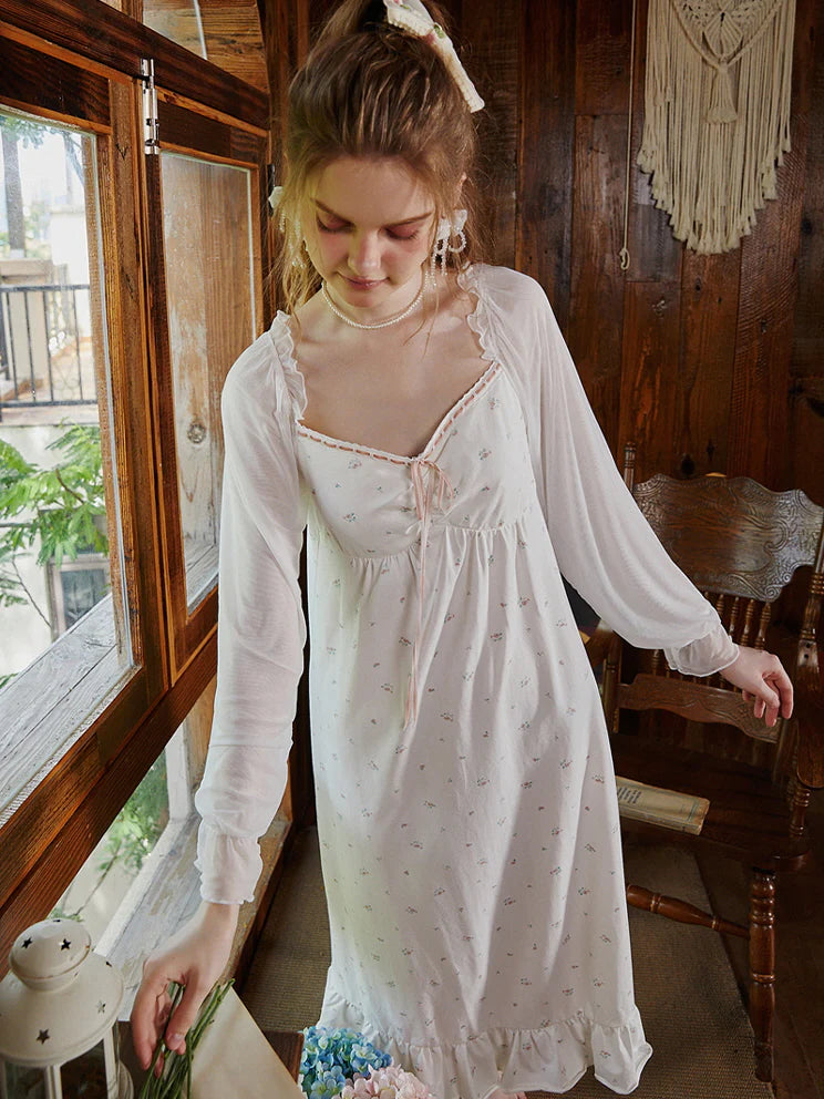 Whimsical Rosebud Nightgown