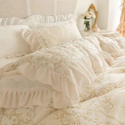 Dreamy Winter Velvet Bedding Set