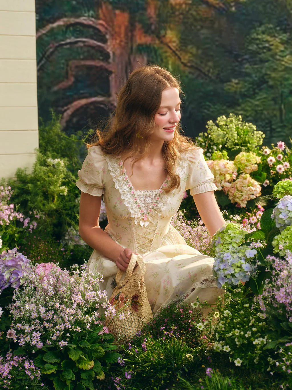 Enchanted Garden Vintage Lace Dress