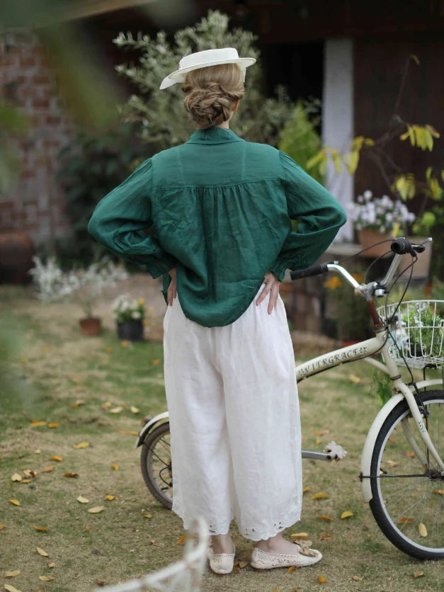 Blooming Petals Embroidered Blouse
