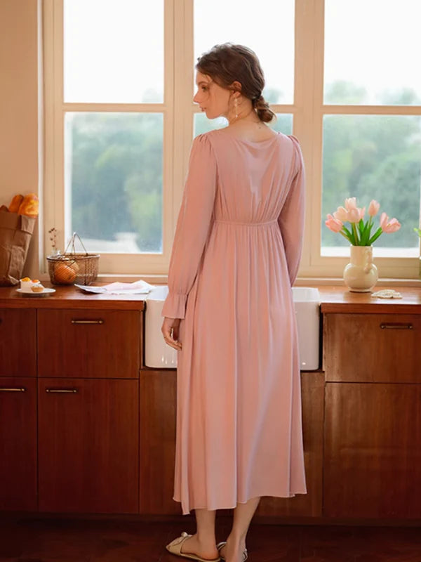 Pink Sunset Lace Romance Night Dress