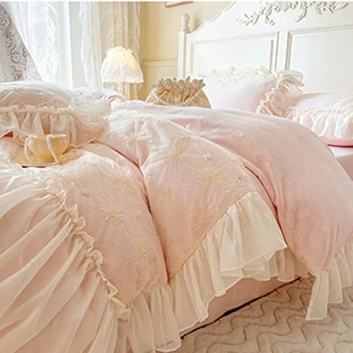 Parisian Pink Floral Bedding Set