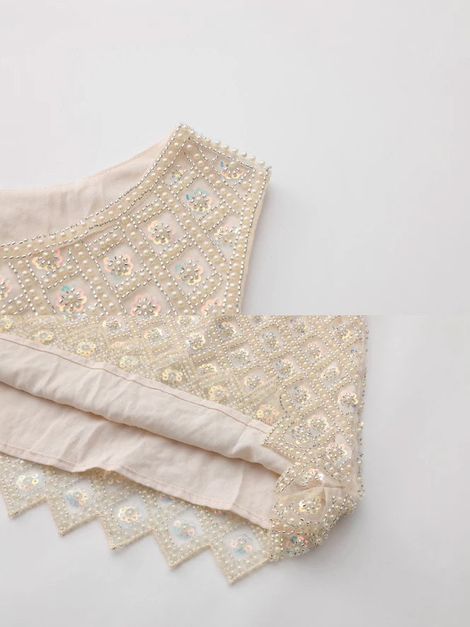 Pearl Sequin Sleeveless Top