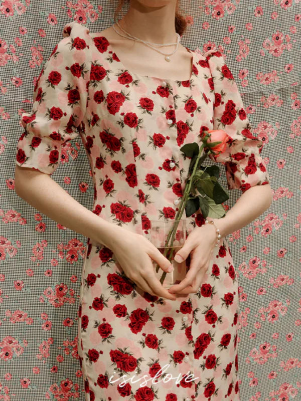 Enchanting Blossom of the Rose Empress Dress