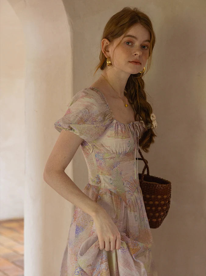 Whispering Meadows Floral Dress