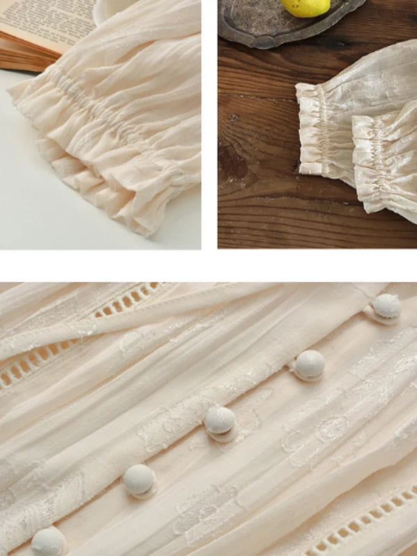 The Creamy Elegance Dress