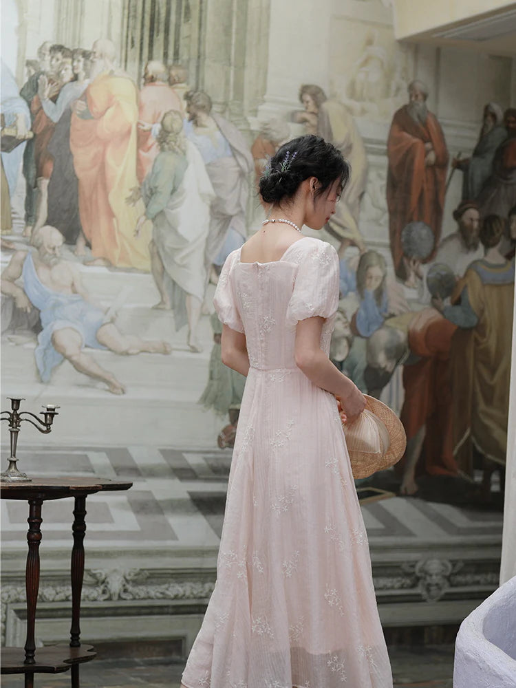 Charlotte's Vintage Charm Pink Dress