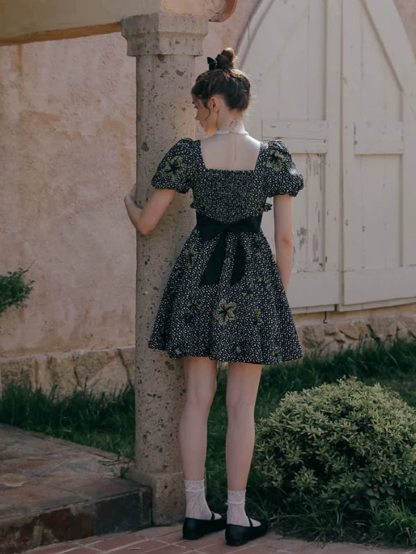 Golden Twilight Symphony Dress