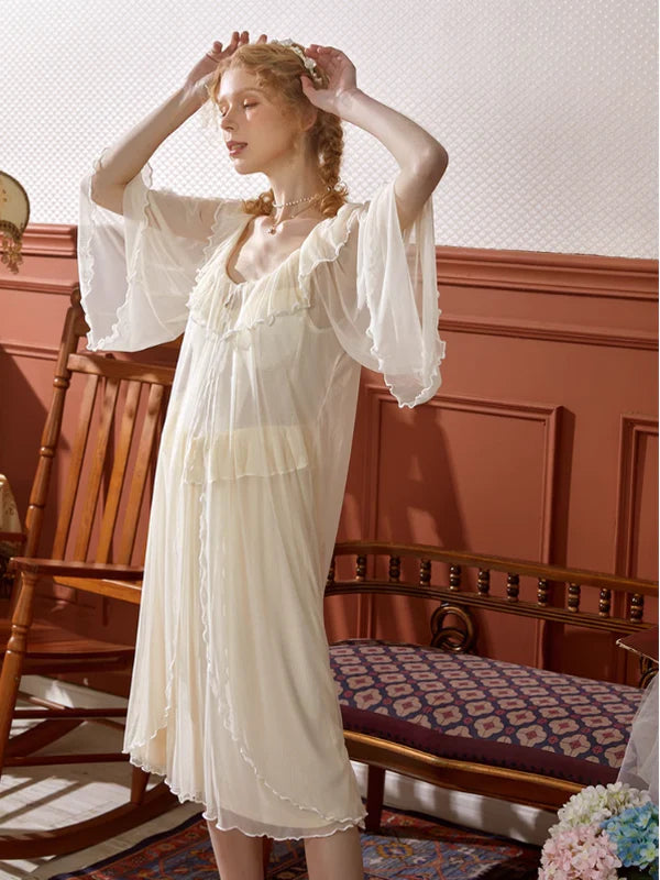 Light Yellow Princess Frill Loungewear